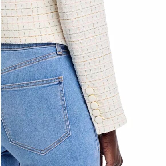 NWT Veronica Beard DIEGO DICKEY JACKET
COLOR IVORY MULTI Tweed Dickey Size 14 - Picture 7 of 16